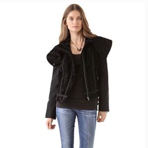 Free People Cozy Black Trendy Jacket